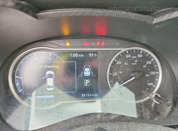 3N1CN8EV9ML869290 2021 NISSAN VERSA Черный Вид щитка приборов