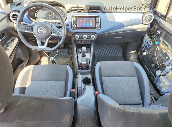 3N1CN8EV9PL810471 2023 NISSAN VERSA Gray წინა პანელის ხედი