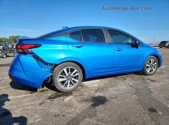 3N1CN8EVXLL872228 2020 NISSAN VERSA Blue Rear right