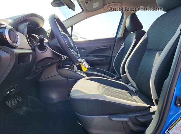 3N1CN8EVXLL872228 2020 NISSAN VERSA Blue Front interior view