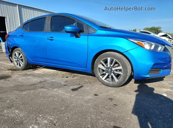 3N1CN8EVXLL872228 2020 NISSAN VERSA Blue Front right