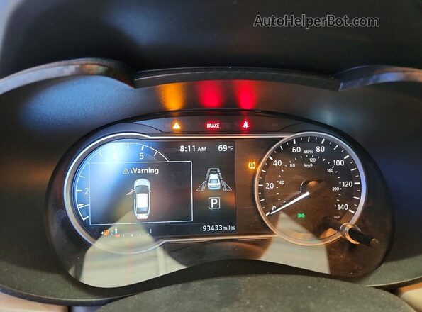 3N1CN8EVXLL891796 2020 NISSAN VERSA Silver Instrument cluster view