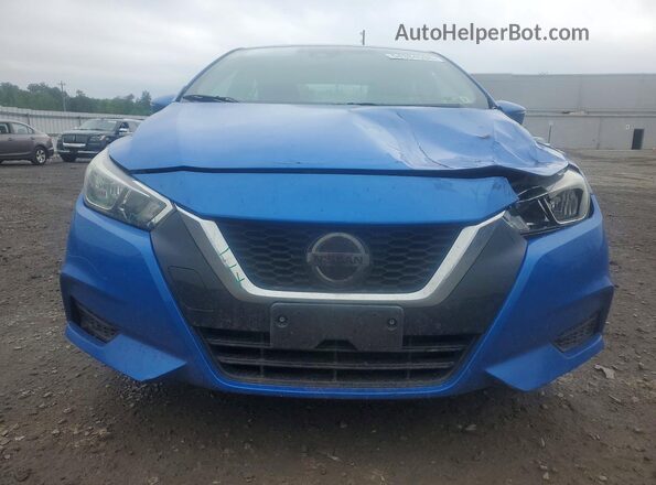 3N1CN8EVXML810796 2021 NISSAN VERSA Синий Вид спереди