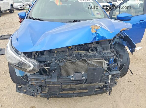 3N1CN8EVXML825833 2021 NISSAN VERSA Blue Vista interior trasera