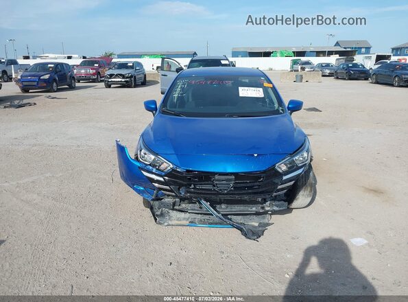 3N1CN8EVXPL838912 2023 NISSAN VERSA Blue Widok zestawu wskaźników