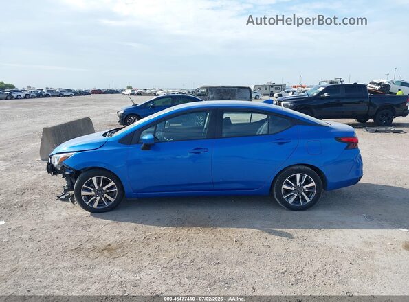 3N1CN8EVXPL838912 2023 NISSAN VERSA Blue Widok wnętrza 360 stopni