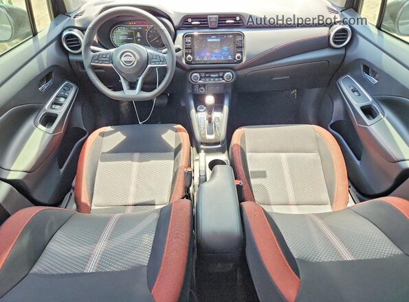 3N1CN8FV2SL889165 2025 NISSAN VERSA Gray Dashboard view