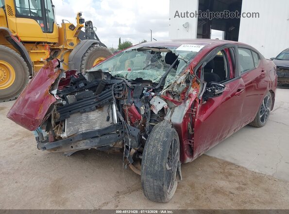 3N1CN8FV3PL857042 2023 NISSAN VERSA Красный Вид спереди