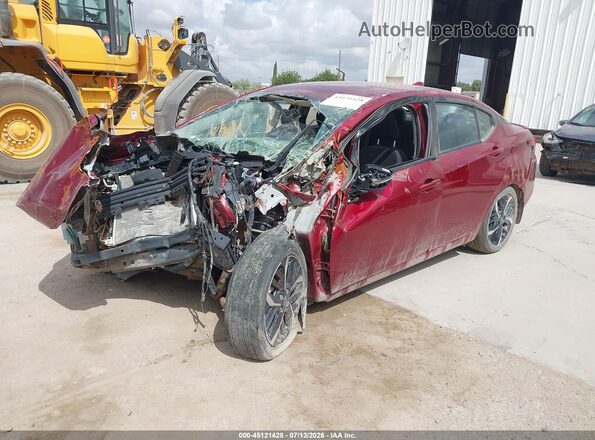 3N1CN8FV3PL857042 2023 NISSAN VERSA Красный Передняя левая четверть