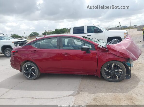 3N1CN8FV3PL857042 2023 NISSAN VERSA Красный Вид щитка приборов