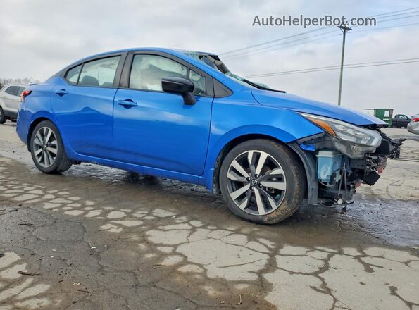 3N1CN8FV4LL864138 2020 NISSAN VERSA Синий Передняя правая четверть
