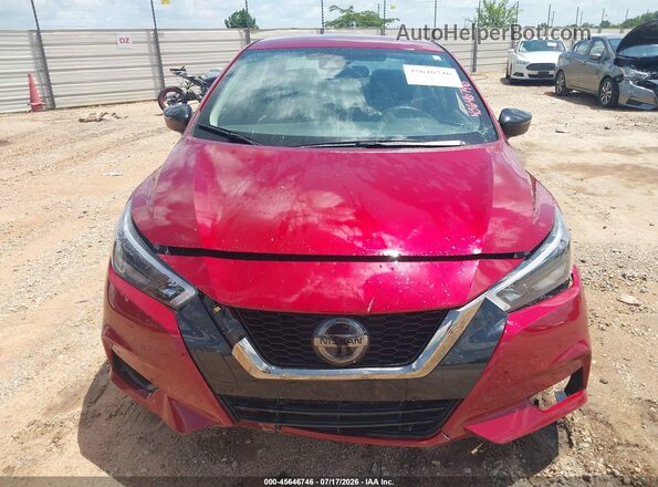 3N1CN8FV5LL904985 2020 NISSAN VERSA Red ხელსაწყოთა პანელის ხედი