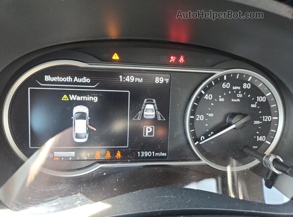 3N1CN8FV5SL843457 2025 NISSAN VERSA Silver Widok zestawu wskaźników