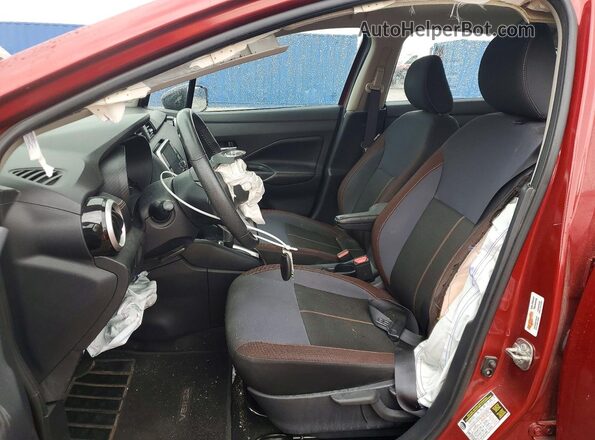 3N1CN8FV9LL805280 2020 NISSAN VERSA Red Vista interior delantera