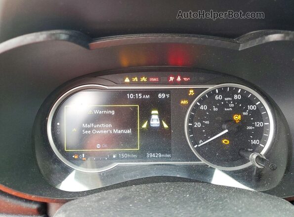 3N1CN8FV9LL805280 2020 NISSAN VERSA Red Vista del cuadro de instrumentos