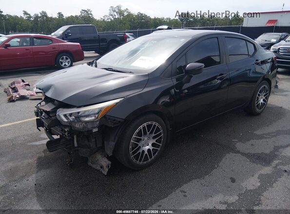 3N1CN8FV9LL810544 2020 NISSAN VERSA Черный Передняя левая четверть