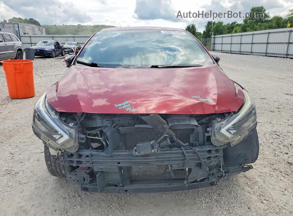 3N1CN8FV9LL897233 2020 NISSAN VERSA Maroon Widok z przodu
