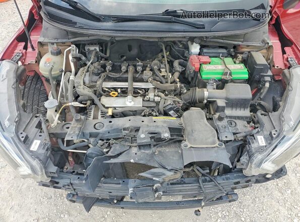 3N1CN8FV9LL897233 2020 NISSAN VERSA Maroon Widok wnętrza z tyłu