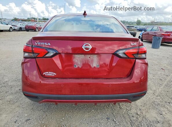 3N1CN8FVXLL812643 2020 NISSAN VERSA Red Widok z tyłu