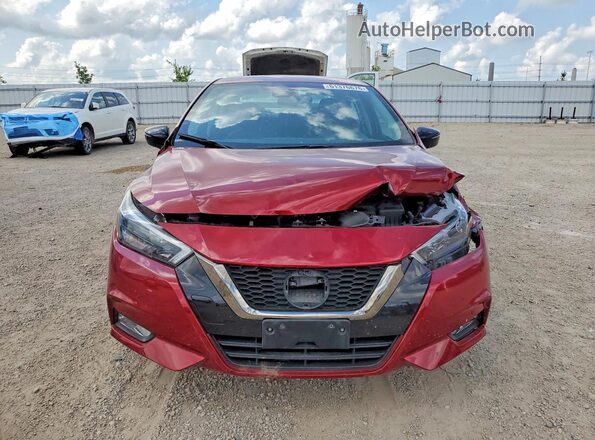 3N1CN8FVXLL812643 2020 NISSAN VERSA Red Widok z przodu