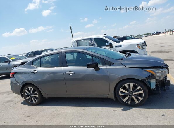 3N1CN8FVXML807606 2021 NISSAN VERSA Gray Вид задньої частини салону