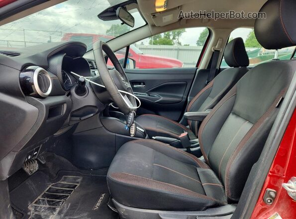 3N1CN8FVXML894309 2021 NISSAN VERSA Burgundy Vista interior delantera