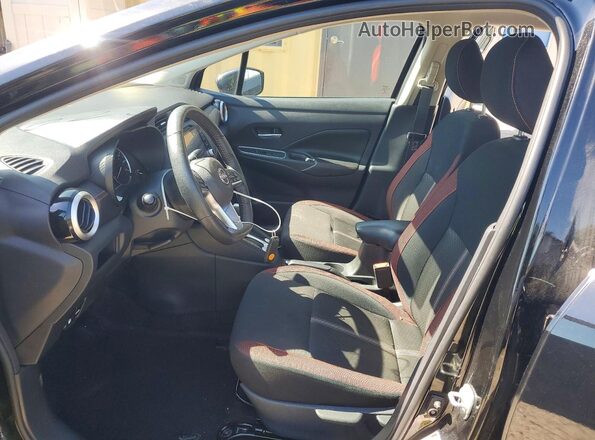 3N1CN8FVXSL840232 2025 NISSAN VERSA Black Widok wnętrza z przodu