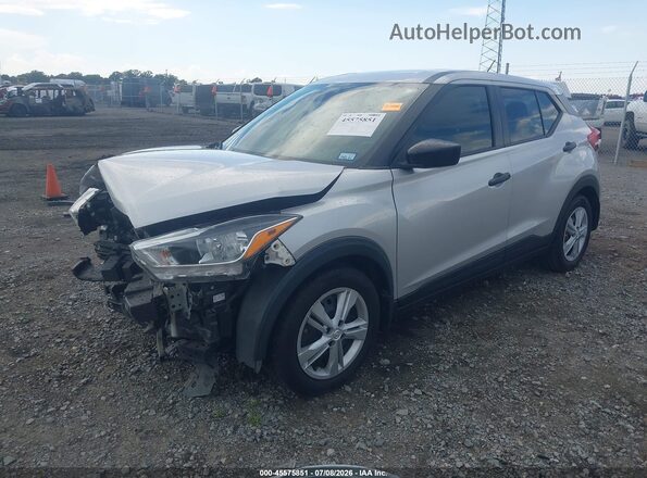 3N1CP5BV0LL515492 2020 NISSAN KICKS Silver Առջևի ձախ երեք քառորդ տեսարան