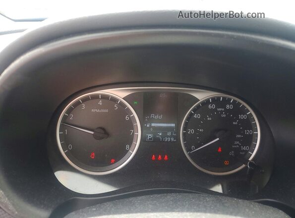 3N1CP5BV0ML477361 2021 NISSAN KICKS Blue Instrument cluster view