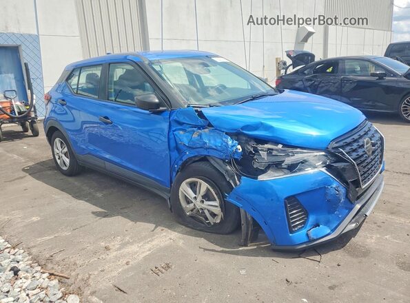3N1CP5BV0ML477361 2021 NISSAN KICKS Blue Front right
