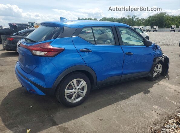 3N1CP5BV0ML477361 2021 NISSAN KICKS Blue Rear right