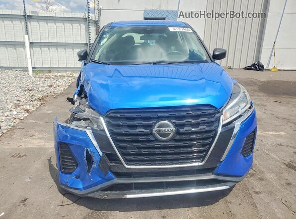 3N1CP5BV0ML477361 2021 NISSAN KICKS Blue Front view