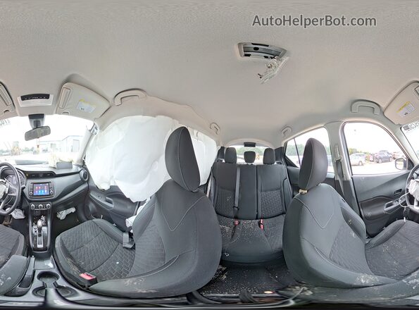 3N1CP5BV0ML482270 2021 NISSAN KICKS White VIN կոդի պիտակի տեսք