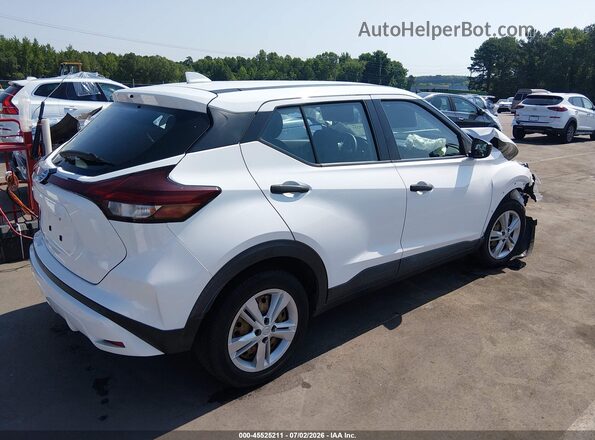 3N1CP5BV0ML483497 2021 NISSAN KICKS Белый Задняя правая четверть