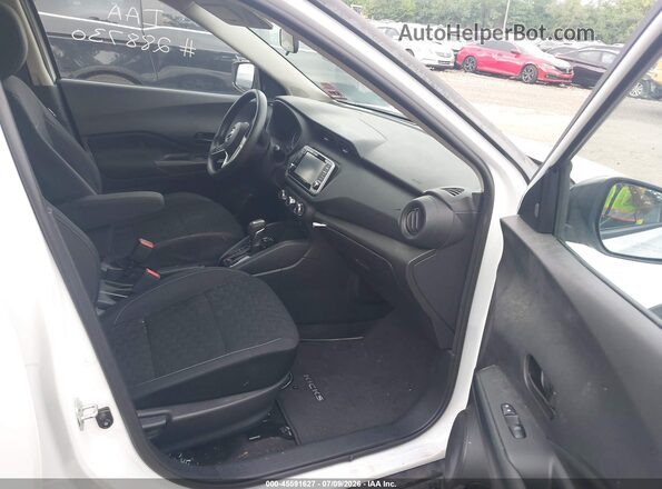 3N1CP5BV0NL489379 2022 NISSAN KICKS White Вид салону спереду