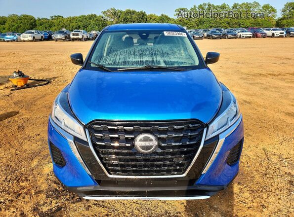 3N1CP5BV0RL584305 2024 NISSAN KICKS Blue Vista frontal