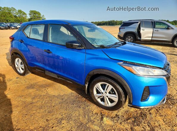 3N1CP5BV0RL584305 2024 NISSAN KICKS Blue Delantero derecho