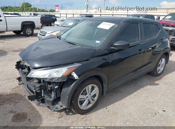 3N1CP5BV0RL590718 2024 NISSAN KICKS Black Առջևի ձախ երեք քառորդ տեսարան