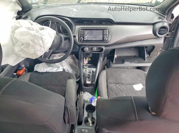 3N1CP5BV1LL538537 2020 NISSAN KICKS Gray Առջևի վահանակի տեսք
