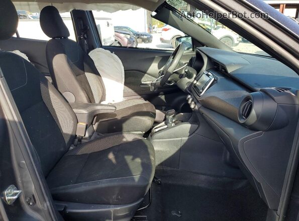 3N1CP5BV1LL568184 2020 NISSAN KICKS Charcoal Вид салону спереду