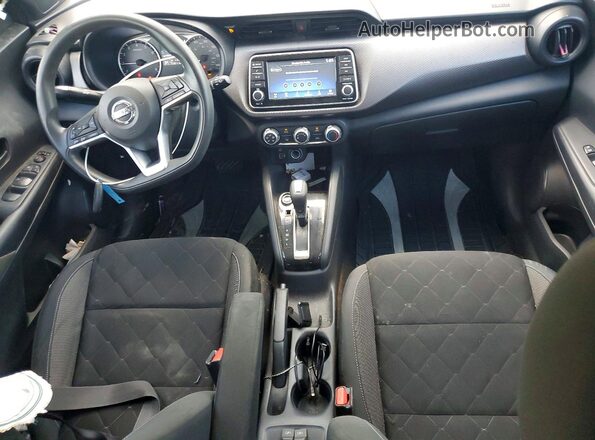 3N1CP5BV1LL580044 2020 NISSAN KICKS Silver Вид панелі приладів