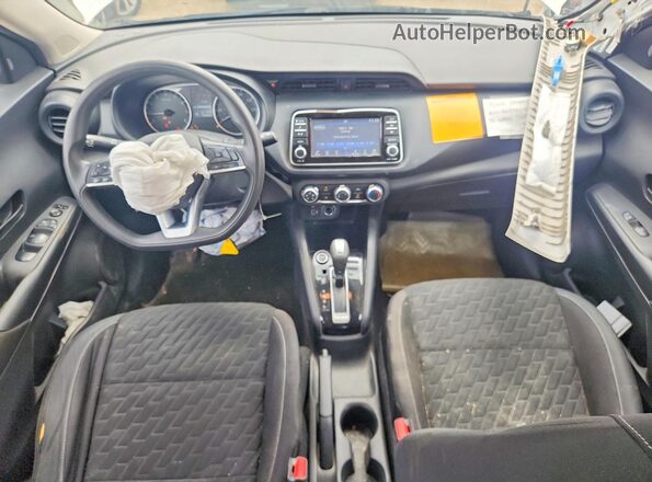 3N1CP5BV1ML466434 2021 NISSAN KICKS White Առջևի վահանակի տեսք