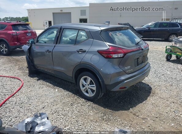 3N1CP5BV1ML514983 2021 NISSAN KICKS Gray Trasero izquierdo