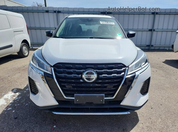 3N1CP5BV1ML554108 2021 NISSAN KICKS White Widok z przodu