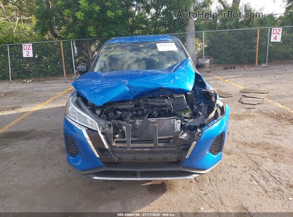 3N1CP5BV1PL531660 2023 NISSAN KICKS Blue Вид щитка приладів
