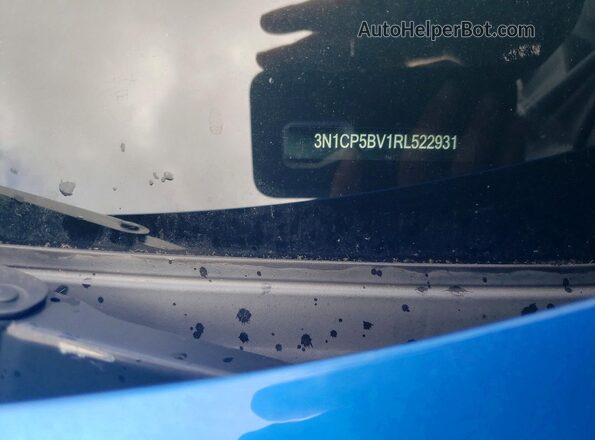 3N1CP5BV1RL522931 2024 NISSAN KICKS Blue VIN sticker view