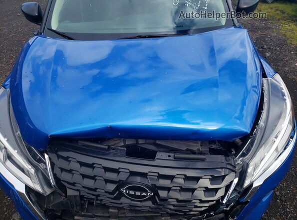3N1CP5BV1RL522931 2024 NISSAN KICKS Blue Engine compartment view
