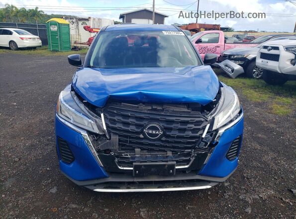 3N1CP5BV1RL522931 2024 NISSAN KICKS Blue Front view