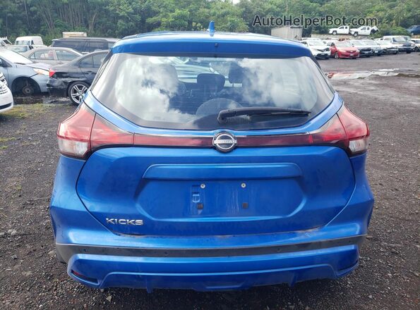 3N1CP5BV1RL522931 2024 NISSAN KICKS Blue Rear view