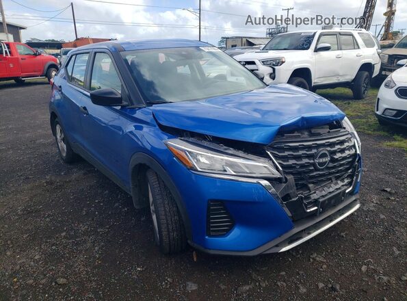 3N1CP5BV1RL522931 2024 NISSAN KICKS Blue Front right